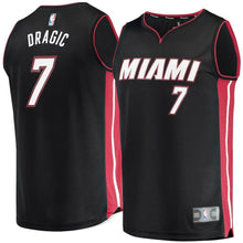 Load image into Gallery viewer, Goran Dragic Miami Heat Branded Fast Break Jersey Black - Icon Edition
