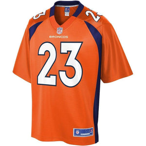 Devontae Booker Denver Broncos NFL Pro Line Team Color Player Jersey  Orange