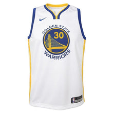 Load image into Gallery viewer, Stephen Curry Golden State Warriors Youth Jersey White - Association Edition 2018/2019