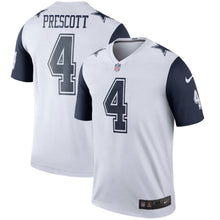 Load image into Gallery viewer, Dak Prescott Dallas Cowboys Color Rush Legend Jersey - White 2018/2019