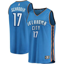Load image into Gallery viewer, Dennis Schroder Oklahoma City Thunder Branded Fast Break Jersey - Icon Edition - Blue