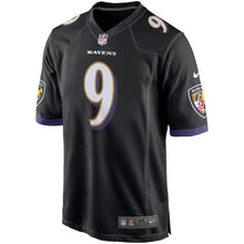 Load image into Gallery viewer, Justin Tucker Baltimore Ravens Game Jersey - Black 2018/2019