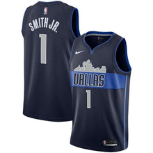Load image into Gallery viewer, Dennis Smith Jr Dallas Mavericks Swingman Jersey - Statement Edition – Navy