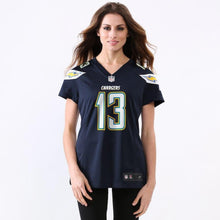 Load image into Gallery viewer, Keenan Allen Los Angeles Chargers Women's Game Jersey - Navy Blue