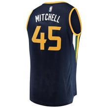 Load image into Gallery viewer, Donovan Mitchell Utah Jazz Branded Youth Fast Break Jersey Navy - Icon Edition 2018/2019