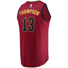 Load image into Gallery viewer, Tristan Thompson Cleveland Cavaliers Branded Youth Fast Break Road Jersey Wine - Icon Edition 2018/2019