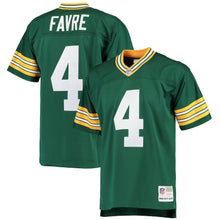 Load image into Gallery viewer, Brett Favre Green Bay Packers Mitchell &amp; Ness 1996 Replica Retired Player Jersey - Green