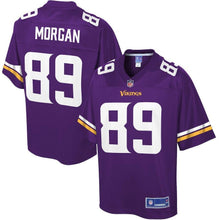 Load image into Gallery viewer, David Morgan Minnesota Vikings Pro Line Team Color Player Jersey – Purple 2018/2019