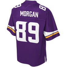 Load image into Gallery viewer, David Morgan Minnesota Vikings Pro Line Team Color Player Jersey – Purple 2018/2019