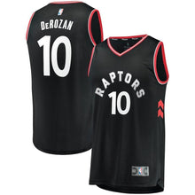 Load image into Gallery viewer, DeMar DeRozan Toronto Raptors Branded Youth Fast Break Jersey Black - Statement Edition 2018/2019
