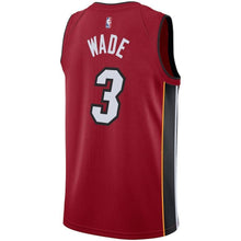 Load image into Gallery viewer, Dwyane Wade Miami Heat Swingman Jersey - Statement Edition – Red