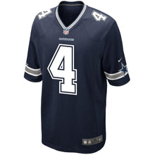 Load image into Gallery viewer, Dak Prescott Dallas Cowboys Game Jersey - Navy 2018/2019