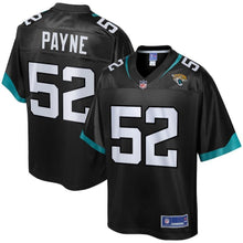 Load image into Gallery viewer, Donald Payne Jacksonville Jaguars NFL Pro Line Team Player Jersey - Black
