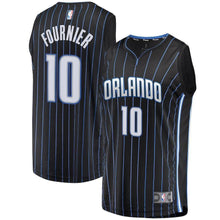 Load image into Gallery viewer, Evan Fournier Orlando Magic Branded Fast Break Jersey Black - Statement Edition