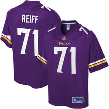 Load image into Gallery viewer, Riley Reiff Minnesota Vikings Pro Line Team Color Player Jersey – Purple 2018/2019