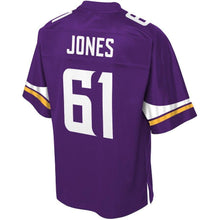 Load image into Gallery viewer, Brett Jones Minnesota Vikings Pro Line Player Jersey – Purple 2018/2019
