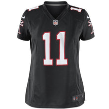 Load image into Gallery viewer, Julio Jones Atlanta Falcons Women's Game Jersey - Black 2018/2019