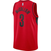 Load image into Gallery viewer, C.J. McCollum Portland Trail Blazers Red Swingman Jersey 2018 - 2019
