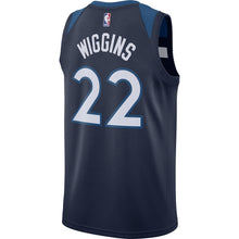 Load image into Gallery viewer, Andrew Wiggins Minnesota Timberwolves Navy Swingman Jersey 2018 - 2019