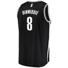 Load image into Gallery viewer, Spencer Dinwiddie Brooklyn Nets Black Swingman Jersey 2018 - 2019