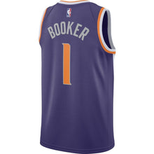 Load image into Gallery viewer, Devin Booker Phoenix Suns Purple Swingman Jersey 2018 - 2019