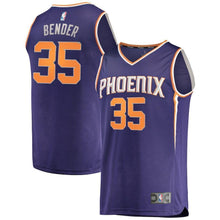 Load image into Gallery viewer, Dragan Bender Phoenix Suns Branded Fast Break Player Jersey - Icon Edition – Purple