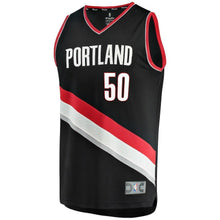 Load image into Gallery viewer, Caleb Swanigan Portland Trail Blazers Branded Fast Break Team Color Player Jersey Black - Icon Edition