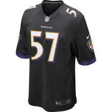 Load image into Gallery viewer, C.J. Mosley Baltimore Ravens Game Jersey - Black 2018/2019