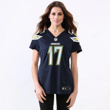 Load image into Gallery viewer, Philip Rivers Los Angeles Chargers Women's Game Jersey - Navy Blue