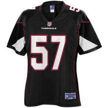 Load image into Gallery viewer, Josh Bynes Arizona Cardinals Pro Line Women's Player Jersey – Black 2018/2019