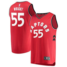 Load image into Gallery viewer, Delon Wright Toronto Raptors Branded Youth Fast Break Jersey Red - Icon Edition 2018/2019