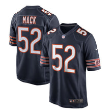 Load image into Gallery viewer, Chicago Bears Khalil Mack Navy JERSEY 2018 - 2019