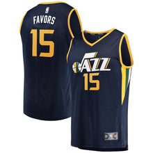 Load image into Gallery viewer, Derrick Favors Utah Jazz Navy Swingman Jersey 2018 - 2019