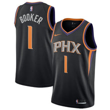 Load image into Gallery viewer, Devin Booker Phoenix Suns Black Swingman Jersey 2018 - 2019
