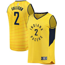 Load image into Gallery viewer, Darren Collison Indiana Pacers Gold Swingman Jersey 2018 - 2019