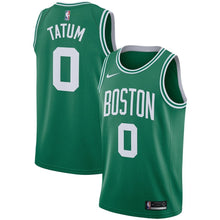 Load image into Gallery viewer, Jayson Tatum Boston Celtics Green Swingman Jersey 2018 - 2019