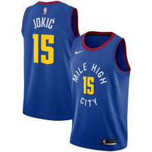 Load image into Gallery viewer, Nikola Jokic Denver Nuggets Blue Swingman Jersey 2018 - 2019