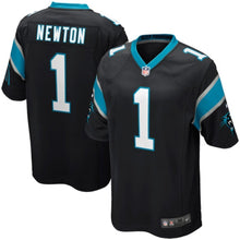 Load image into Gallery viewer, Carolina Panthers Cam Newton Black Jersey 2018 - 2019