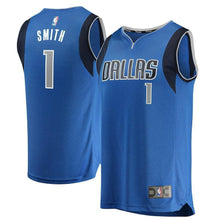 Load image into Gallery viewer, Dennis Smith Dallas Mavericks Branded Youth Fast Break Jersey Blue - Icon Edition 2018/2019