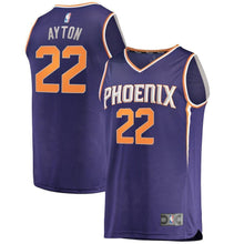 Load image into Gallery viewer, DeAndre Ayton Phoenix Suns Branded Youth Fast Break Jersey Purple - Icon Edition 2018/2019