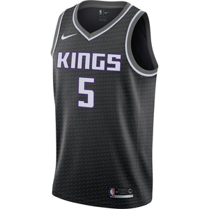 De'Aaron Fox Sacramento Kings Swingman Jersey - Statement Edition – Black