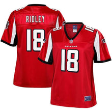 Load image into Gallery viewer, Calvin Ridley Atlanta Falcons Pro Line Women&#39;s Player Jersey – Red 2018/2019