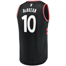 Load image into Gallery viewer, DeMar DeRozan Toronto Raptors Branded Youth Fast Break Jersey Black - Statement Edition 2018/2019