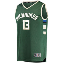 Load image into Gallery viewer, Malcolm Brogdon Milwaukee Bucks Branded Fast Break Road Player Jersey Green - Icon Edition
