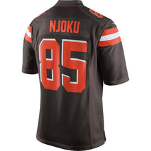 Load image into Gallery viewer, David Njoku Cleveland Browns Game Jersey - Brown 2018/2019