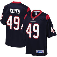 Load image into Gallery viewer, Josh Keyes Houston Texans NFL Pro Line Player Jersey - Navy
