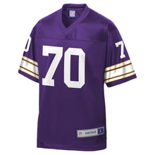Load image into Gallery viewer, Jim Marshall Minnesota Vikings Pro Line Retired Player Jersey – Purple 2018/2019