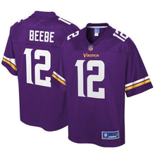 Load image into Gallery viewer, Chad Beebe Minnesota Vikings Pro Line Player Jersey – Purple 2018/2019