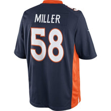 Load image into Gallery viewer, Denver Broncos Von Miller Navy Blue Jersey 2018 - 2019