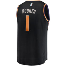 Load image into Gallery viewer, Devin Booker Phoenix Suns Branded Fast Break Jersey Black - Statement Edition